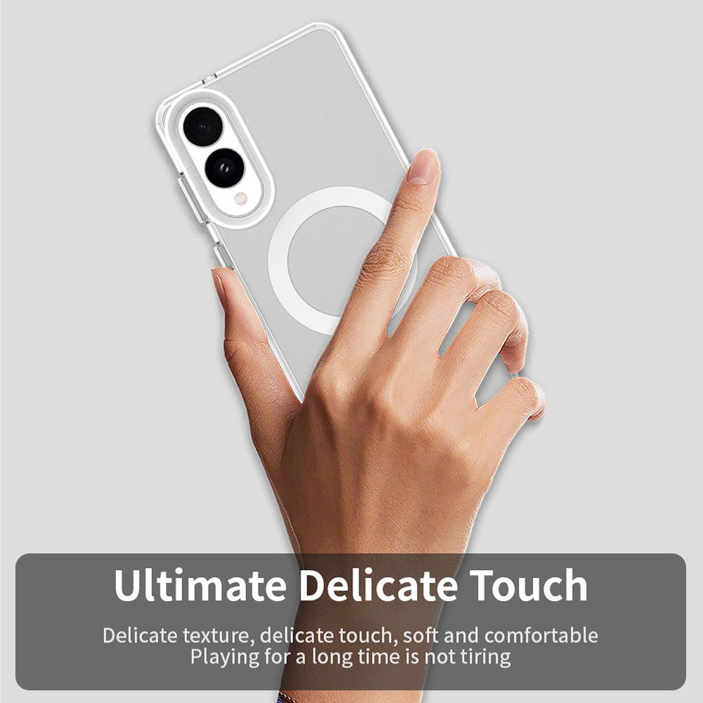 MagSafe-kuori Samsung Galaxy S25 Edge S937:lle, Techsuit, CandyCase, Valkoinen