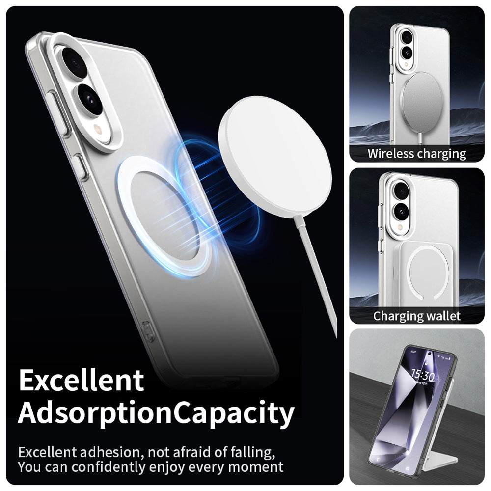 MagSafe-kuori Samsung Galaxy S25 Edge S937:lle, Techsuit, CandyCase, Valkoinen