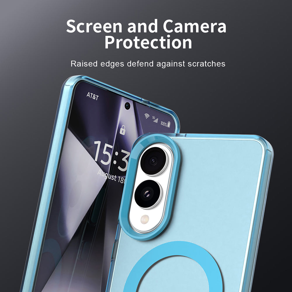 MagSafe-kuori Samsung Galaxy S25 Edge S937:lle, Techsuit, CandyCase, Sininen