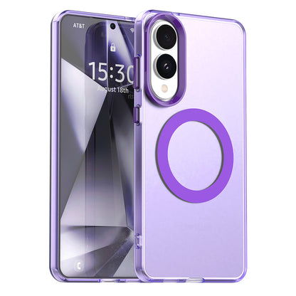 MagSafe Case for Samsung Galaxy S25 Edge S937, Techsuit, CandyCase, Purple