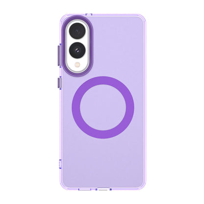 MagSafe Case for Samsung Galaxy S25 Edge S937, Techsuit, CandyCase, Purple