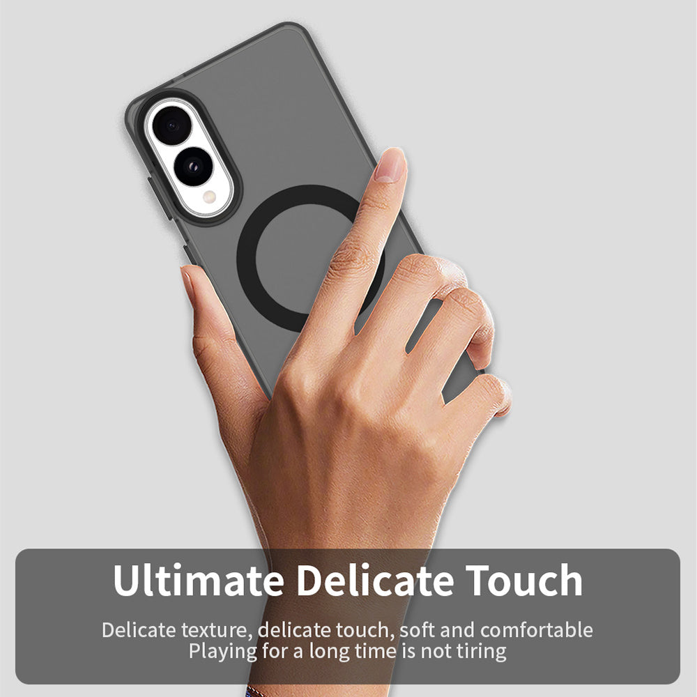 MagSafe-kuori Samsung Galaxy S25 Edge S937:lle, Techsuit, CandyCase, Musta