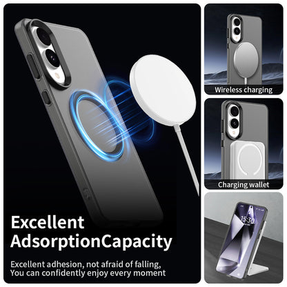 MagSafe-kuori Samsung Galaxy S25 Edge S937:lle, Techsuit, CandyCase, Musta