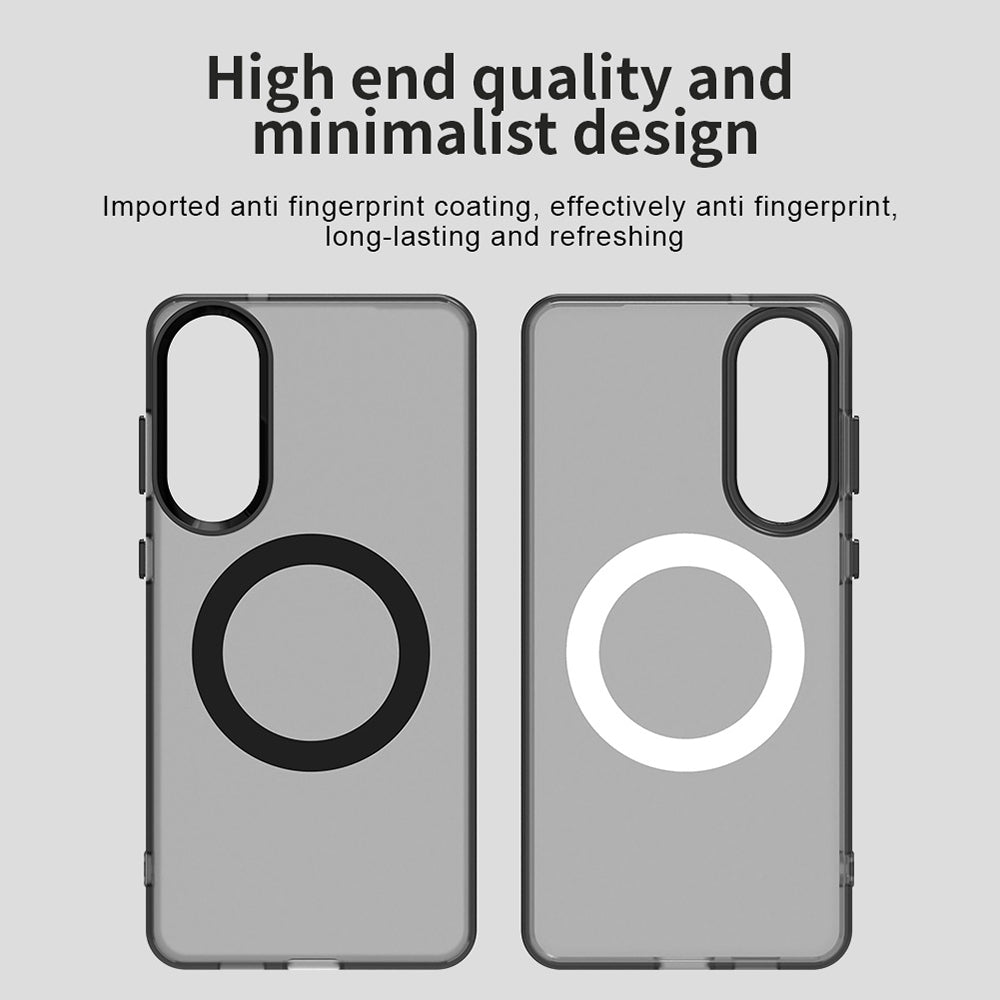 MagSafe-kuori Samsung Galaxy S25 Edge S937:lle, Techsuit, CandyCase, Musta
