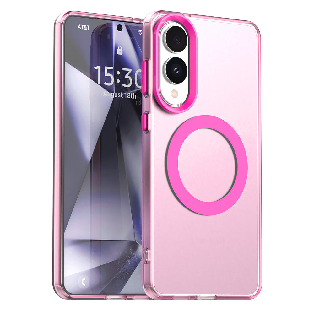MagSafe-kuori Samsung Galaxy S25 Edge S937:lle, Techsuit, CandyCase, Vaaleanpunainen