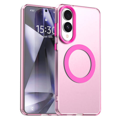 MagSafe-kuori Samsung Galaxy S25 Edge S937:lle, Techsuit, CandyCase, Vaaleanpunainen