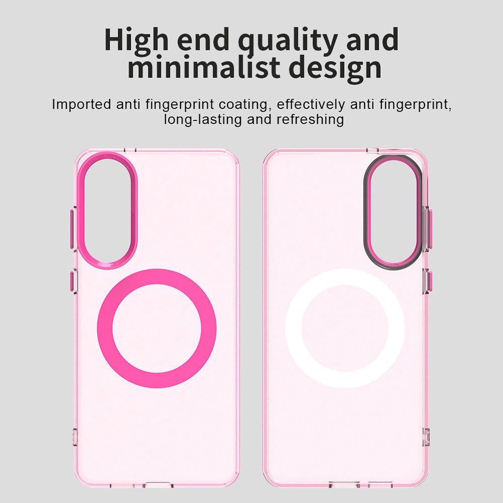 MagSafe-kuori Samsung Galaxy S25 Edge S937:lle, Techsuit, CandyCase, Vaaleanpunainen