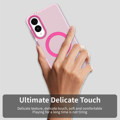 MagSafe-kuori Samsung Galaxy S25 Edge S937:lle, Techsuit, CandyCase, Vaaleanpunainen