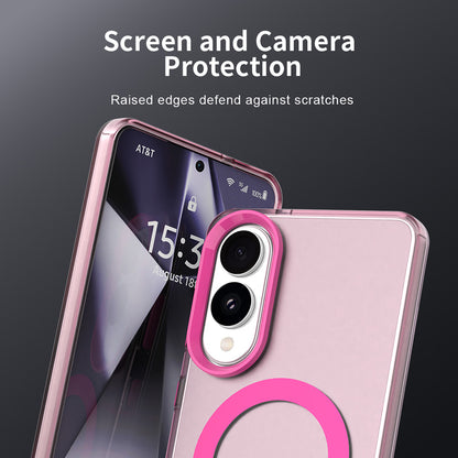MagSafe-kuori Samsung Galaxy S25 Edge S937:lle, Techsuit, CandyCase, Vaaleanpunainen