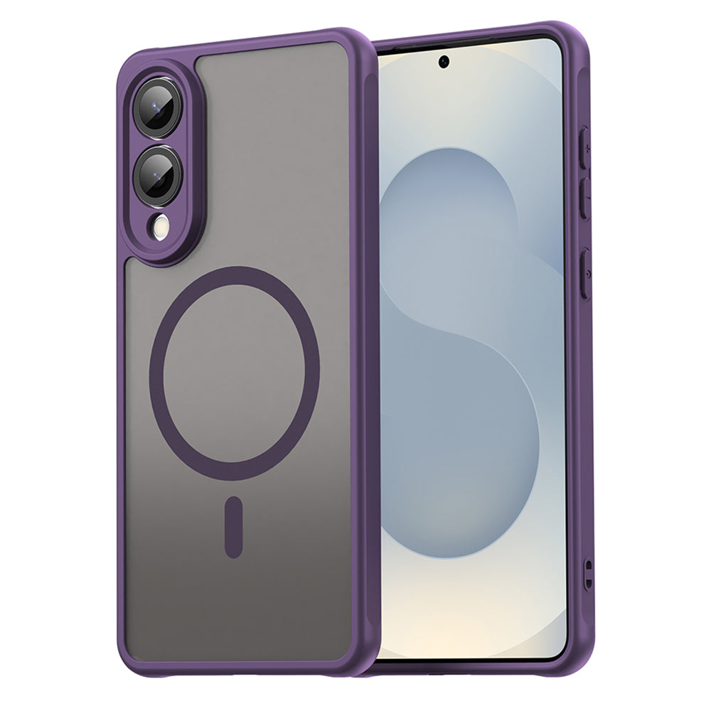 MagSafe-kuori Samsung Galaxy S25 Edge S937:lle, Techsuit, HaloFrost II, Violetti