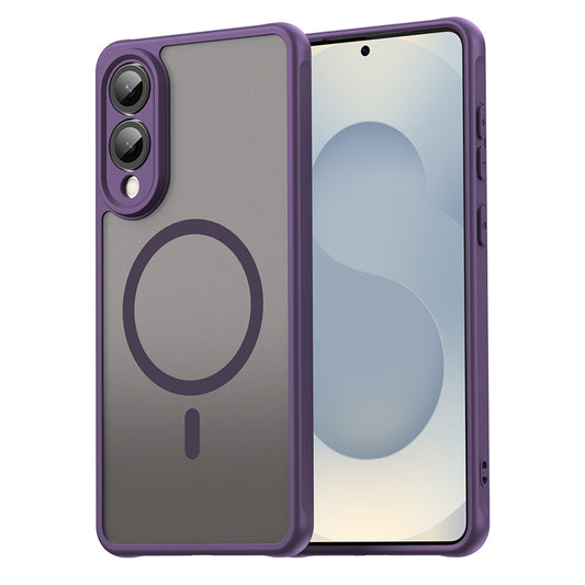 MagSafe-kuori Samsung Galaxy S25 Edge S937:lle, Techsuit, HaloFrost II, Violetti