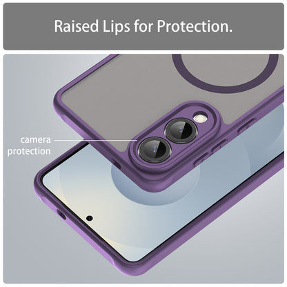 MagSafe-kuori Samsung Galaxy S25 Edge S937:lle, Techsuit, HaloFrost II, Violetti