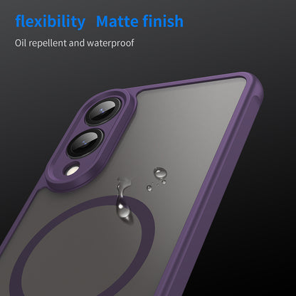 MagSafe-kuori Samsung Galaxy S25 Edge S937:lle, Techsuit, HaloFrost II, Violetti