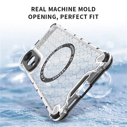MagSafe-kuori Samsung Galaxy S25 Edge S937:lle, Techsuit, HoneyComb Shield, Musta