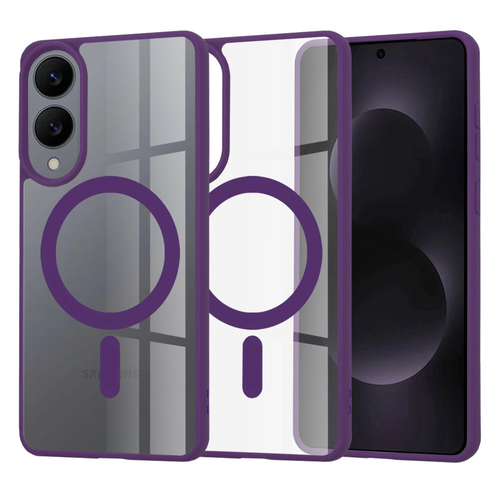 MagSafe Case for Samsung Galaxy S25 Edge S937, Techsuit, Pro, Purple