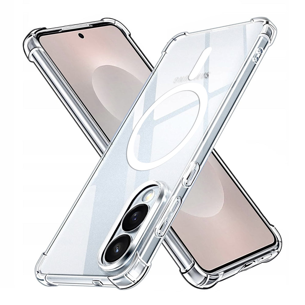 MagSafe-kuori Samsung Galaxy S25 Edge S937:lle, Techsuit, Iskunkestävä, Läpinäkyvä