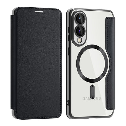 MagSafe-kuori Samsung Galaxy S25 Edge S937:lle, Techsuit, SmartMag Book, Musta