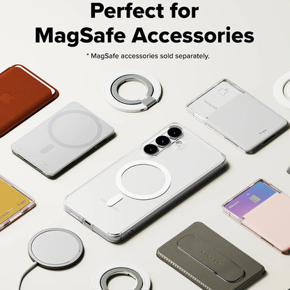 MagSafe Case for Samsung Galaxy S25 FE, Ringke, Fusion, Transparent