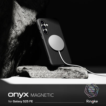 MagSafe-kuori Samsung Galaxy S25 FE:lle, Ringke, Onyx, Musta