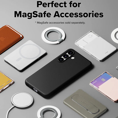 MagSafe-kuori Samsung Galaxy S25 FE:lle, Ringke, Onyx, Musta