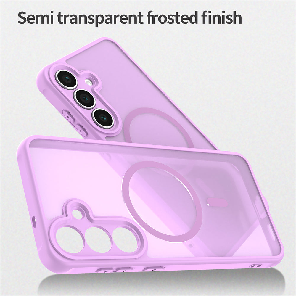 MagSafe-kuori Samsung Galaxy S25 FE:lle, Techsuit, HaloFrost II, Vaaleanpunainen