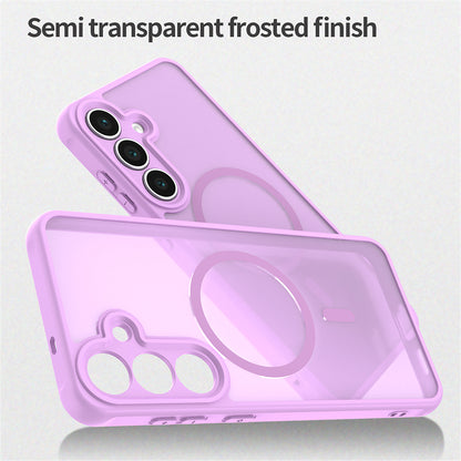 MagSafe-kuori Samsung Galaxy S25 FE:lle, Techsuit, HaloFrost II, Vaaleanpunainen