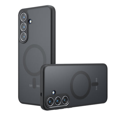 MagSafe-kotelo Samsung Galaxy S25 FE:lle, Techsuit, PureFrost, Satinoitu Musta