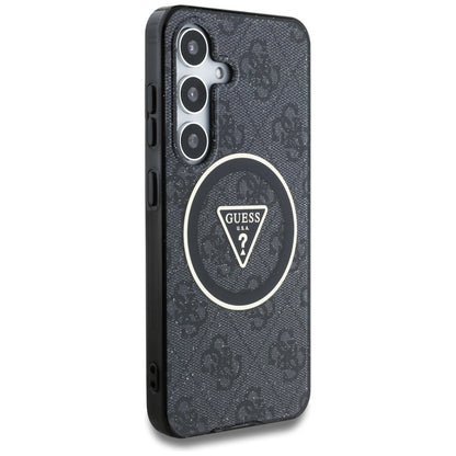 MagSafe-kotelo Samsung Galaxy S25+ S936:lle, Guess, IML Glitter 4G Circle Triangle, Musta