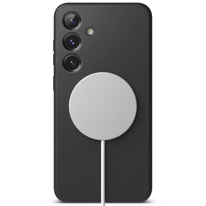MagSafe-kotelo Samsung Galaxy S25+ S936:lle, Ringke, Silikoni, Musta