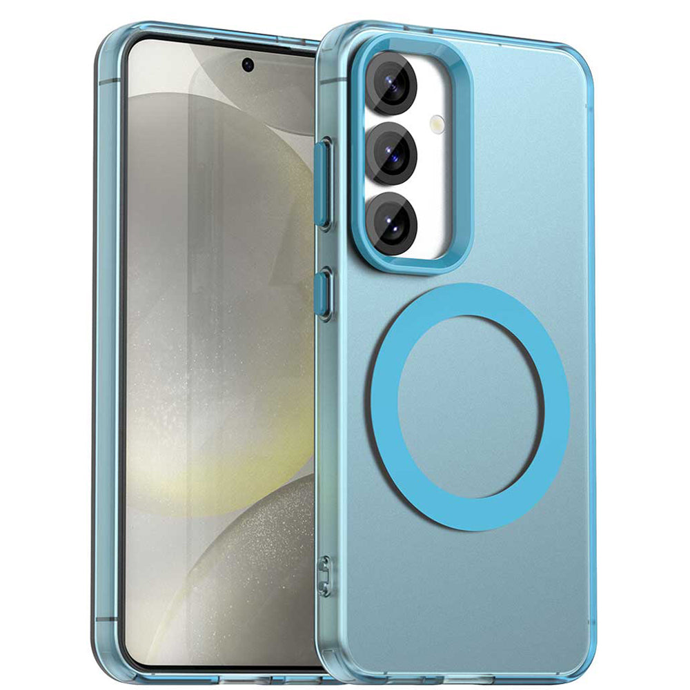MagSafe-kuori Samsung Galaxy S25+ S936 / S24+ S926:lle, Techsuit, CandyCase, Sininen