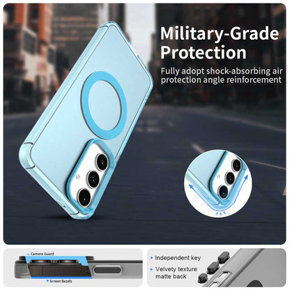 MagSafe-kuori Samsung Galaxy S25+ S936 / S24+ S926:lle, Techsuit, CandyCase, Sininen
