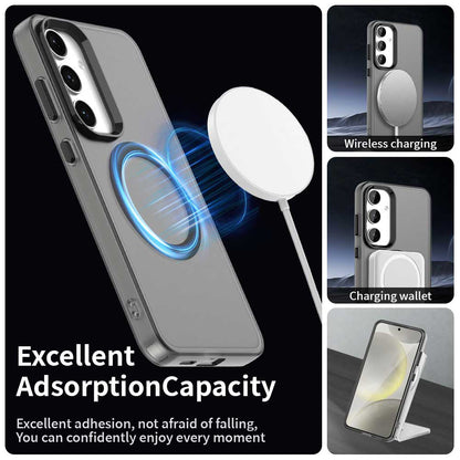 MagSafe Case for Samsung Galaxy S25+ S936 / S24+ S926, Techsuit, CandyCase, Black