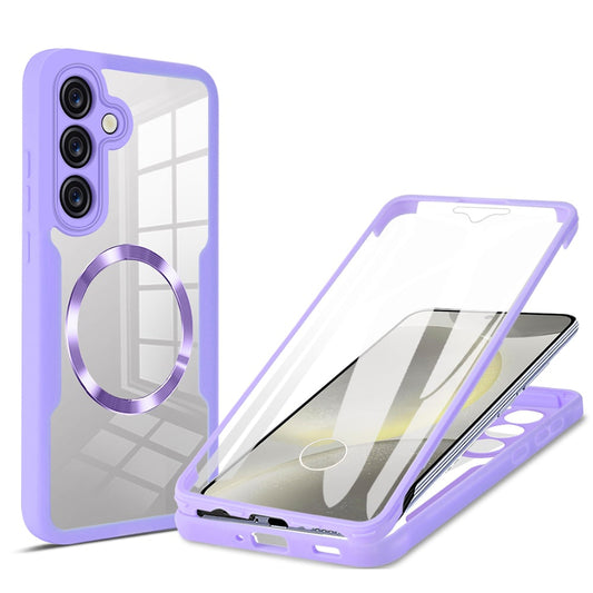 MagSafe-kuori Samsung Galaxy S25+ S936:lle, Techsuit, ColorVerse 360, Violetti
