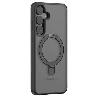 MagSafe-kotelo Samsung Galaxy S25+ S936:lle, Torras, Ostand, Musta