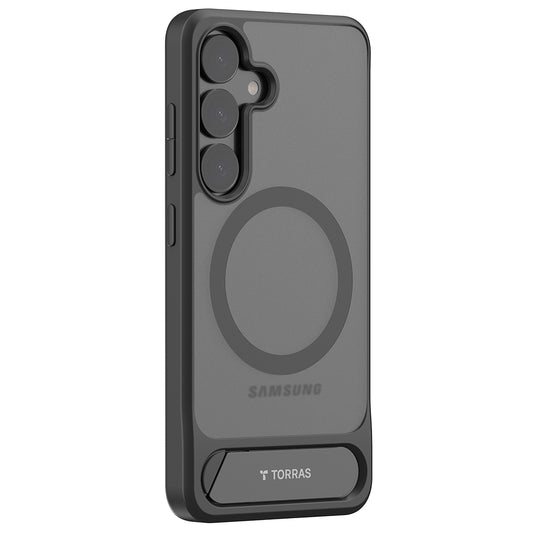 MagSafe-kuori Samsung Galaxy S25+ S936:lle, Torras, Pstand, Musta
