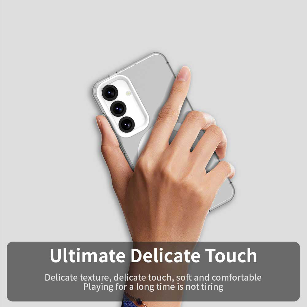 MagSafe Case for Samsung Galaxy S25 S931 / S24 S921, Techsuit, CandyCase, White