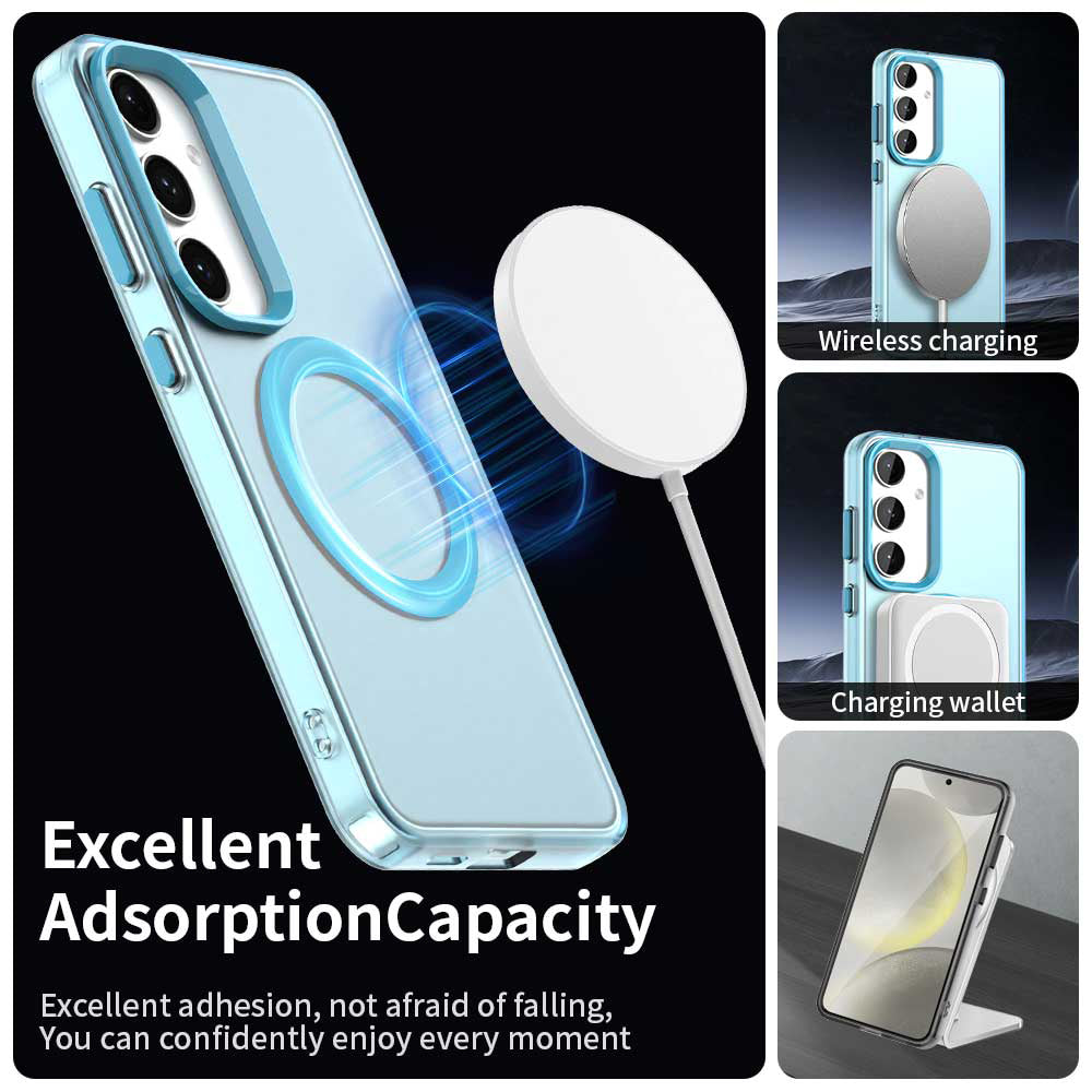 MagSafe-kuori Samsung Galaxy S25 S931 / S24 S921:lle, Techsuit, CandyCase, Sininen