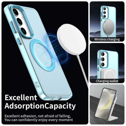 MagSafe-kuori Samsung Galaxy S25 S931 / S24 S921:lle, Techsuit, CandyCase, Sininen