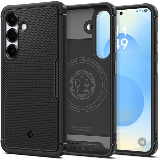 MagSafe-kotelo Samsung Galaxy S25 S931:lle, Spigen, Core Armor, Mattamusta