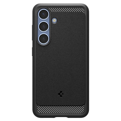 MagSafe-kuori Samsung Galaxy S25 S931:lle, Spigen, Rugged Armor, Matta Musta ACS08998