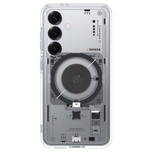 MagSafe-kotelo Samsung Galaxy S25 S931:lle, Spigen, Ultra Hybrid Neo One, Läpinäkyvä