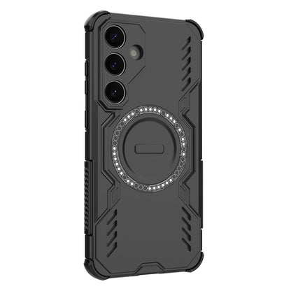 MagSafe Case for Samsung Galaxy S25 S931, Techsuit, ArmorMag, Black