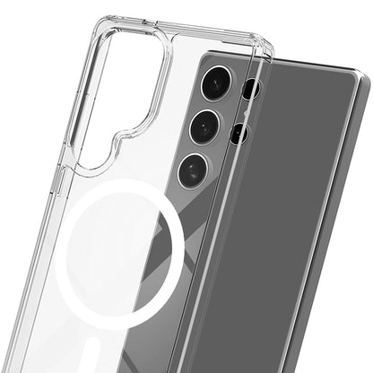 MagSafe Case for Samsung Galaxy S25 Ultra S938, 3MK, Armor MagCase, Transparent