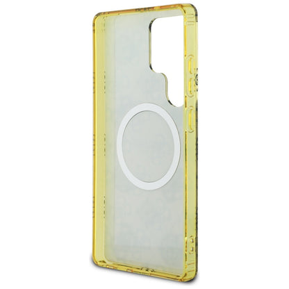 MagSafe-kotelo Samsung Galaxy S25 Ultra S938:lle, Guess, IML Peony On 4G Background, Ruskea