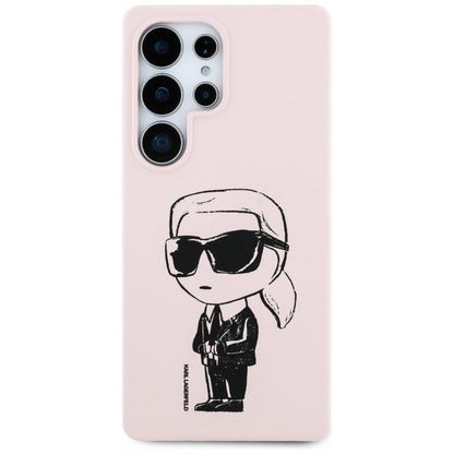 MagSafe-kotelo Samsung Galaxy S25 Ultra S938:lle, Karl Lagerfeld, Graffiti-silikon, Pinkki
