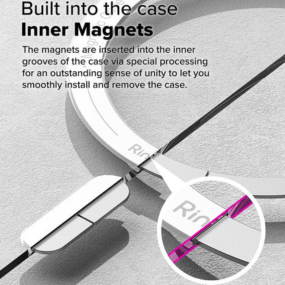 MagSafe-kuori Samsung Galaxy S25 Ultra S938:lle, Ringke, Fusion, läpikuultava mattapinta
