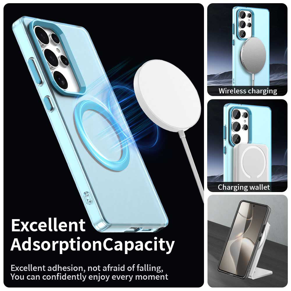 MagSafe-kuori Samsung Galaxy S25 Ultra S938:lle, Techsuit, CandyCase, Sininen