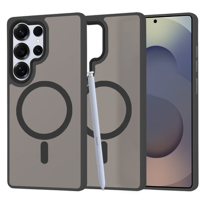 MagSafe-kotelo Samsung Galaxy S25 Ultra S938:lle, Techsuit, HaloFrost, Musta