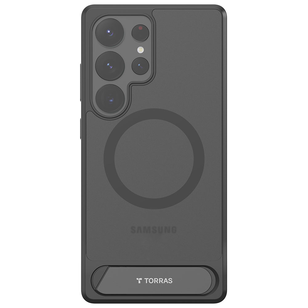 MagSafe Case for Samsung Galaxy S25 Ultra S938, Torras, Pstand, Black