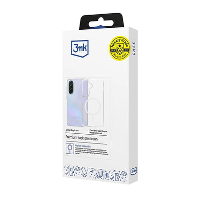 MagSafe-kotelo Samsung Galaxy S26:lle, 3MK, Armor MagCase, Läpinäkyvä